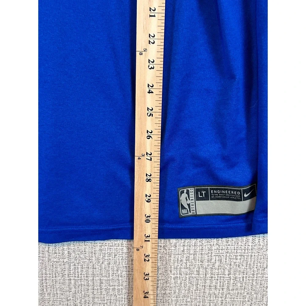 Nike Philadelphia 76ers NBA Dri-FIT Long Sleeve Shirt Mens‎ Large Tall LT Blue
